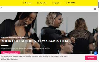 Paul Mitchell The School Greenville website