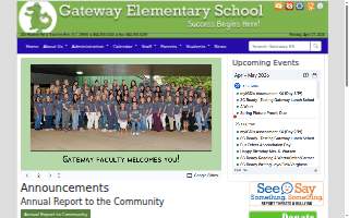 Gateway Elementary School website