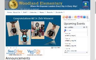 Woodland Elementary School website