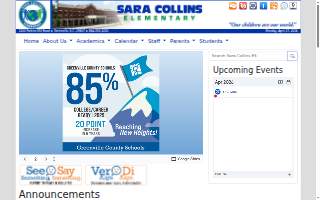 Sara Collins Elementary School website