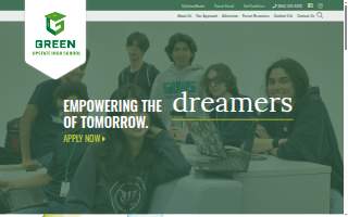 GREEN Upstate High School website