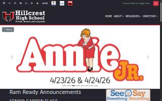 Hillcrest High School website