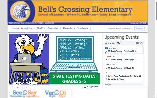 Bell's Crossing Elementary website