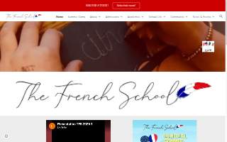 The French School website