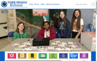 Fork Shoals School website