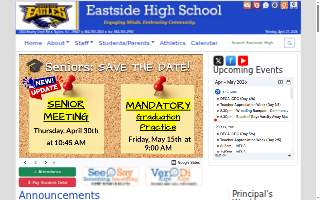 Eastside High School website