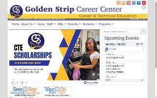 Golden Strip Career Center website