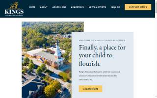 King's Classical School website