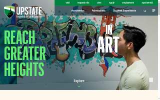 USC Upstate Greenville Campus website