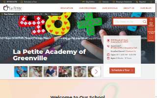 La Petite Academy of Greenville website