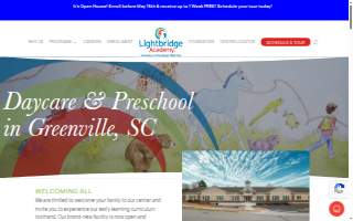 Lightbridge Academy of Greenville website