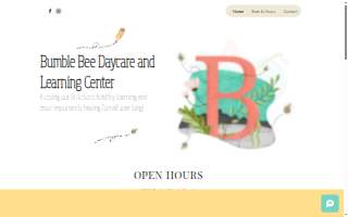 Bumble Bee Daycare And Learning Center website