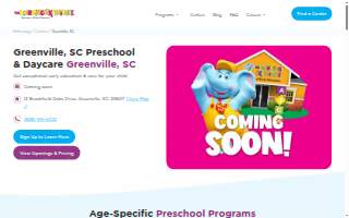 The Learning Experience Greenville website