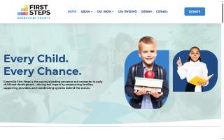 Greenville First Steps website
