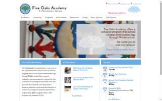 Five Oaks Academy website