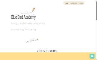 Blue Bird Academy website