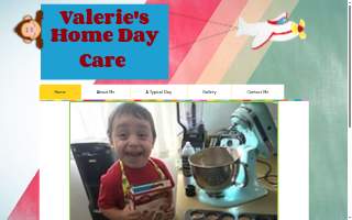 Valerie's Home Daycare website