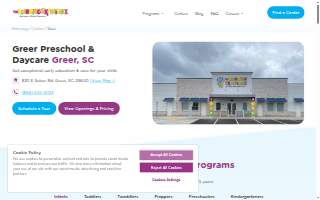 The Learning Experience - Greer website