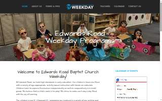 Edwards Road Baptist Church Preschool website