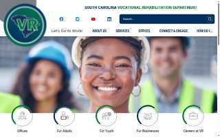 Vocational Rehabilitation Columbia (training center) website