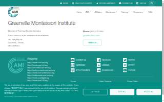 Greenville Montessori Institute website