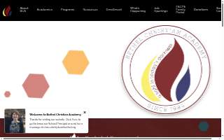 Bethel Christian Academy website