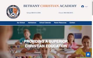 Bethany Christian Academy website