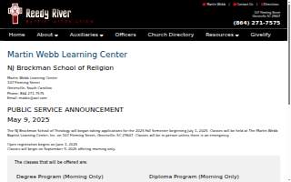 Martin-Webb Learning Center website