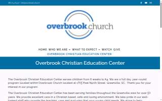 Overbrook Christian Education Center website