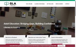 Greenville Literacy Association website