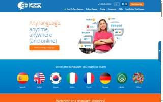 Language Trainers USA website