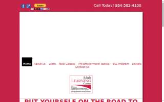 Adult Learning Center Inc website