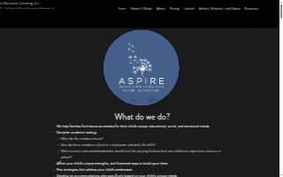Aspire Educational Consulting and Advocacy website