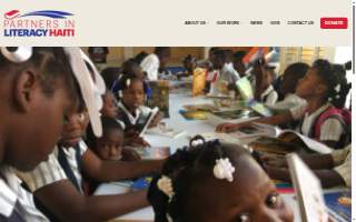 Partners in Literacy Haiti website