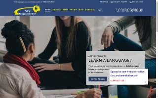 Adi's Language School website