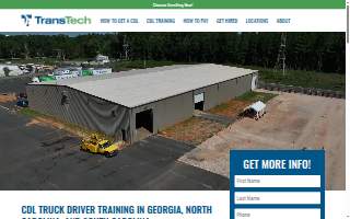 Transtech CDL Training of Greer website