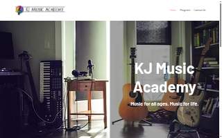 KJ Music Academy website