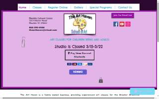 The Art Haven website