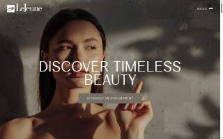 LeJeune Aesthetic Centers website