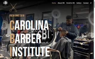 Carolina Barber Institute website