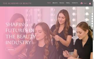 The Academy of Beauty website