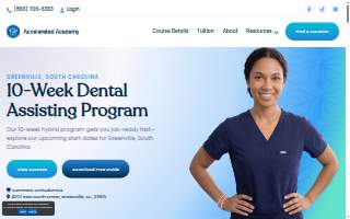 Accelerated Academy | Dental Assisting - Greenville website