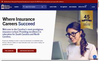Brewer Insurance School website