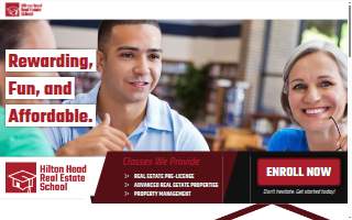 Hilton Head Real Estate School website