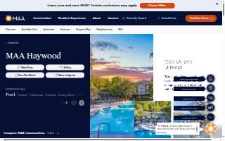 MAA Haywood website