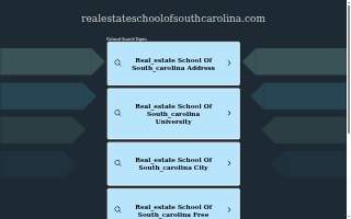 Real Estate School Of South Carolina website
