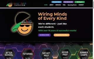 Wired Minds Tutoring website