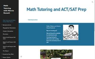 Russell Math Tutoring website