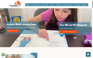 Creative Minds Learning Center website