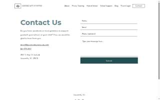 Designed with a Purpose: Suite A website